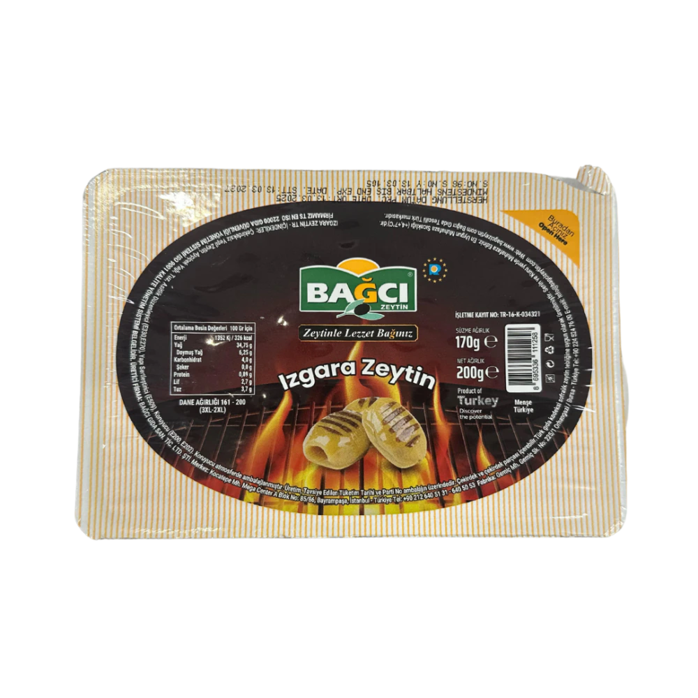 Bağcı Yeşil Izgara Zeytin Paket 200G